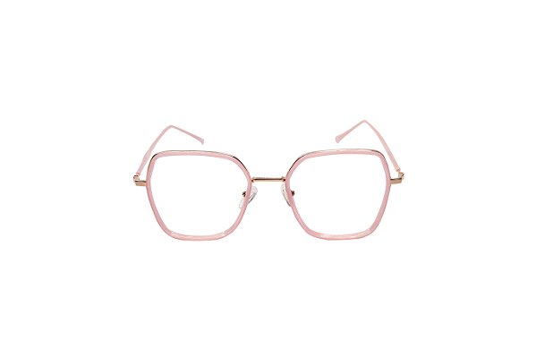 Armação de Óculos de Grau Feminino RZ05 Rosa