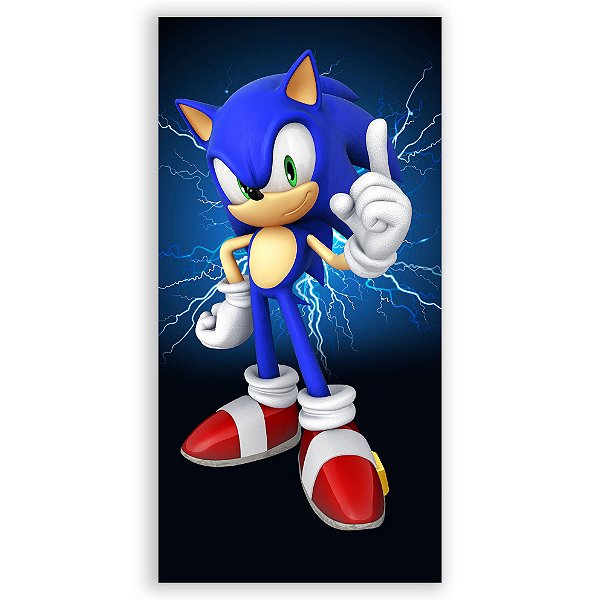 Faixa Lateral - Sonic - Sublimado 3D
