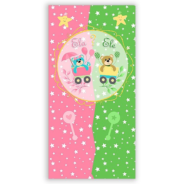 Faixa Lateral - Revelação - Sublimado 3D