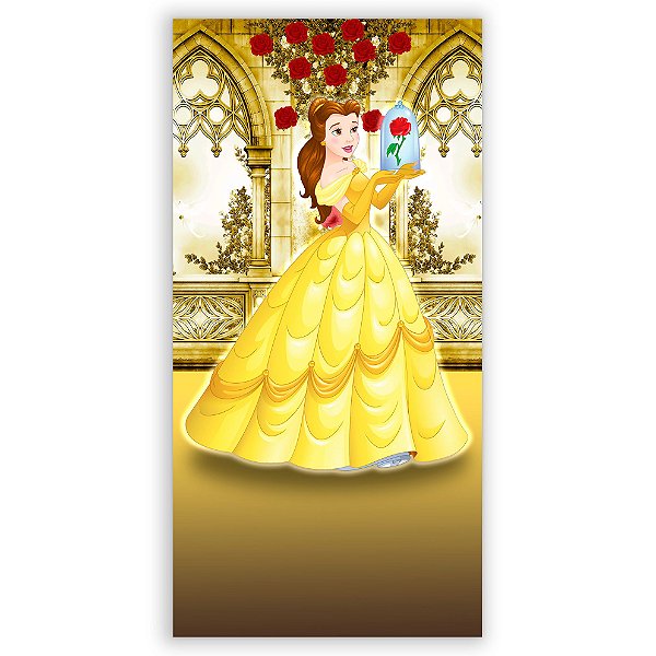 Faixa Lateral - A Bela e a Fera - Sublimado 3D