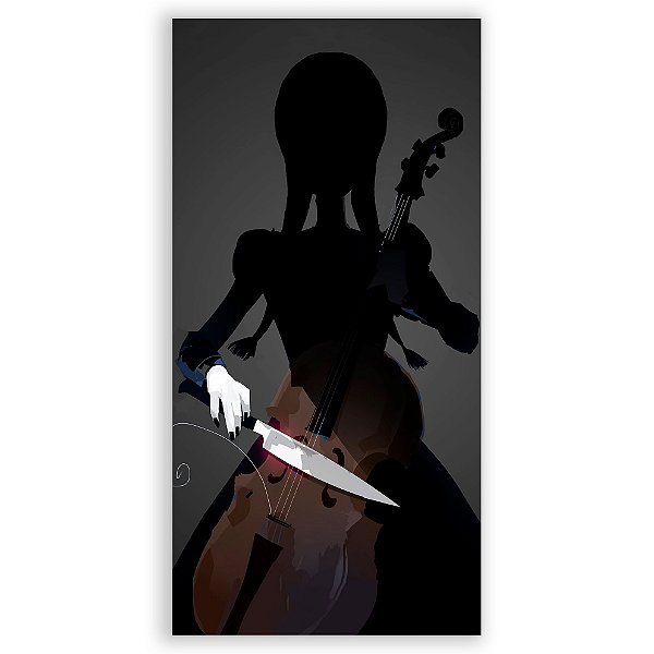 Faixa Lateral - Wandinha - Sublimado 3D