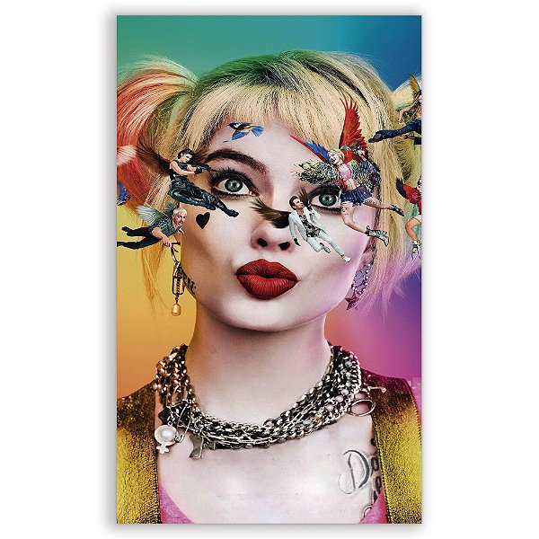 Faixa Lateral - Arlequina - Sublimado 3D