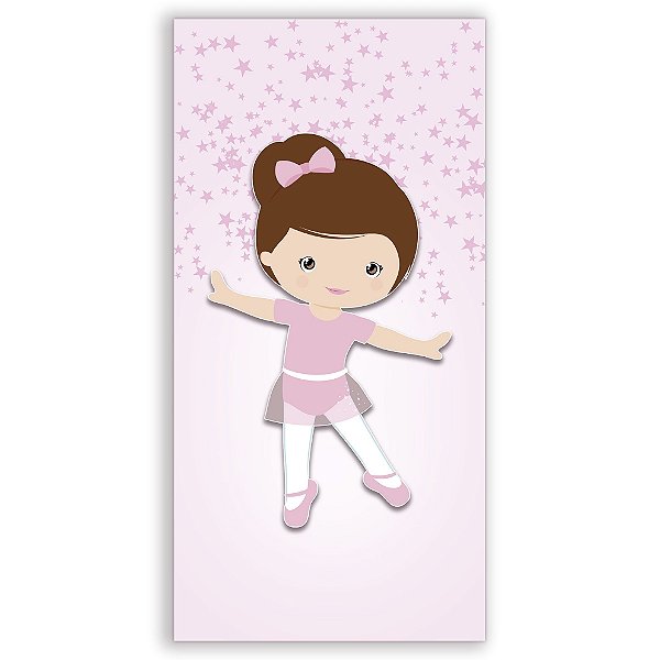 Faixa Lateral - Bailarina - Sublimado 3D