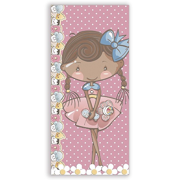 Faixa Lateral - Bailarina - Sublimado 3D