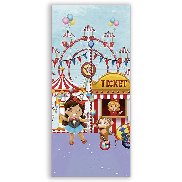 Faixa Lateral - Circo - Sublimado 3D