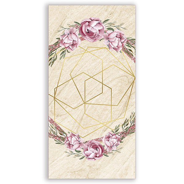 Faixa Lateral - Floral - Sublimado 3D