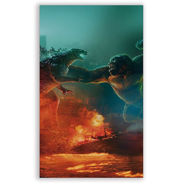 Faixa Lateral - Godzila - Sublimado 3D