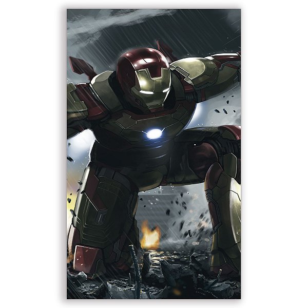 Faixa Lateral - Homem de Ferro - Sublimado 3D