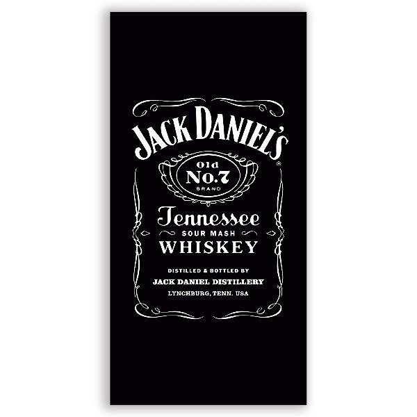 Faixa Lateral - Jack Daniels - Sublimado 3D