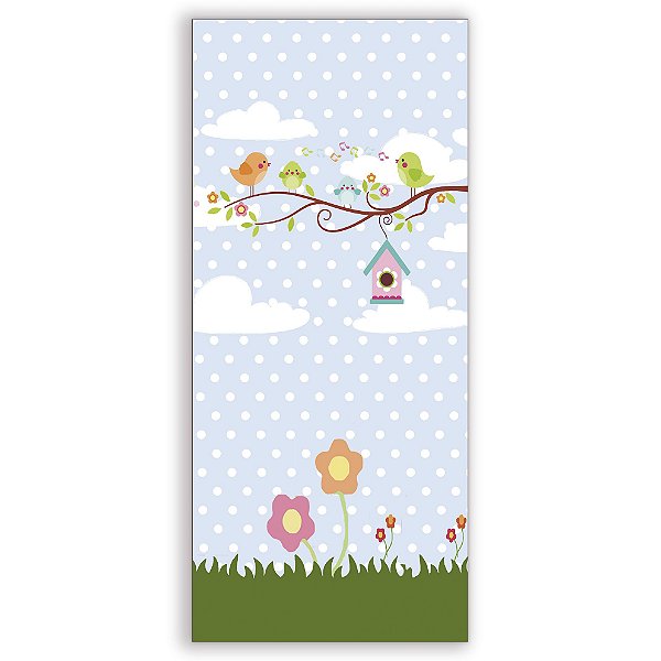 Faixa Lateral - Jardim Passaros - Sublimado 3D