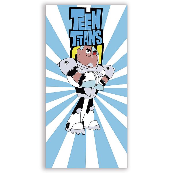 Faixa Lateral - Jovens Titans - Sublimado 3D