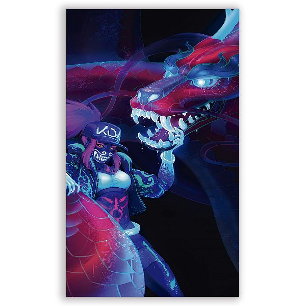 Faixa Lateral - League of Legends - Sublimado 3D