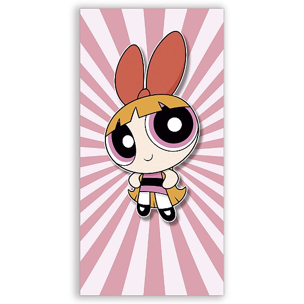 Faixa Lateral - Meninas Super Poderosas Florzinha - Sublimado 3D