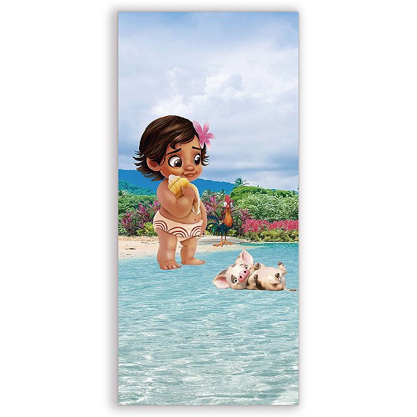 Faixa Lateral - Moana - Sublimado 3D