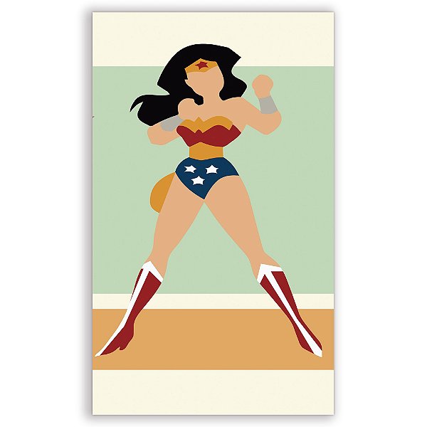 Faixa Lateral - Mulher Maravilha - Sublimado 3D