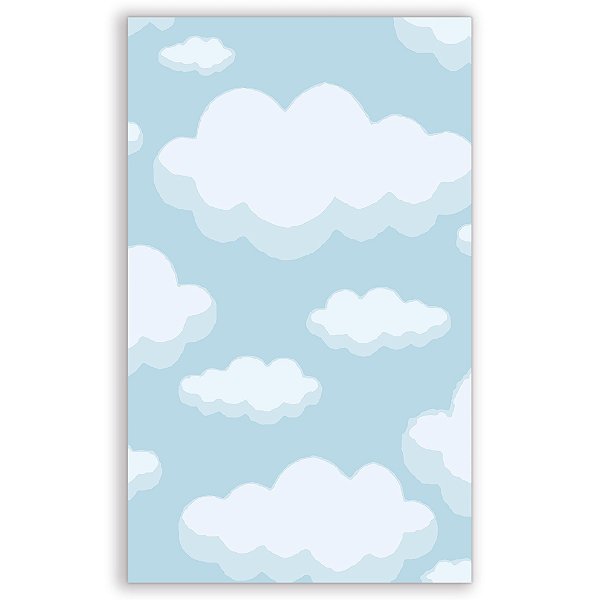 Faixa Lateral - Nuvens - Sublimado 3D