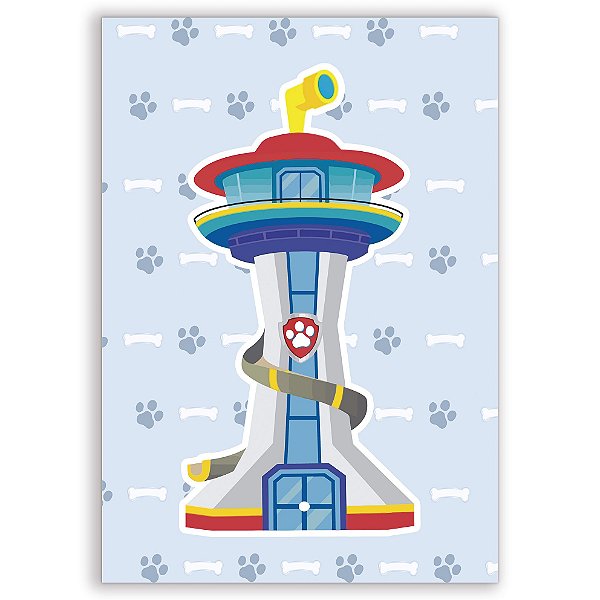 Faixa Lateral - Patrulha Canina - Sublimado 3D