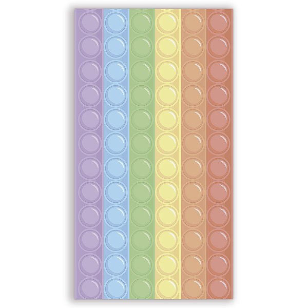 Faixa Lateral - Pop It - Sublimado 3D