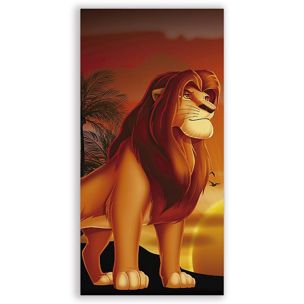 Faixa Lateral - Rei Leao - Sublimado 3D