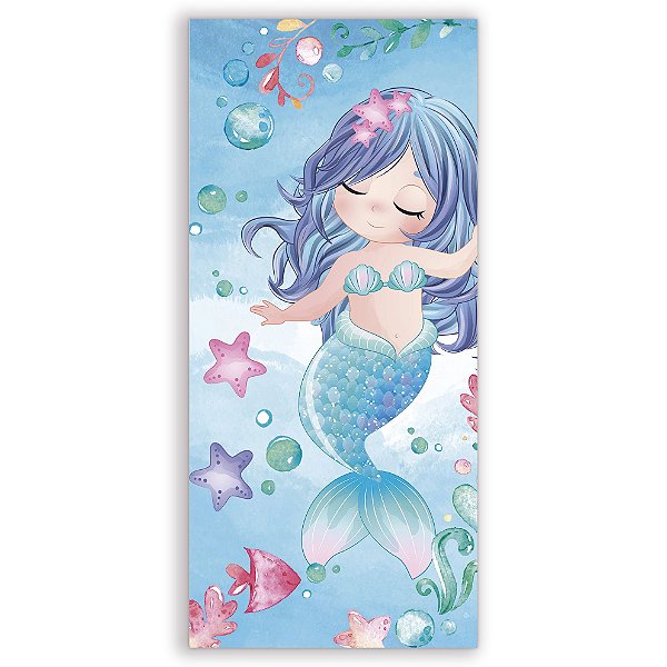 Faixa Lateral - Sereia - Sublimado 3D