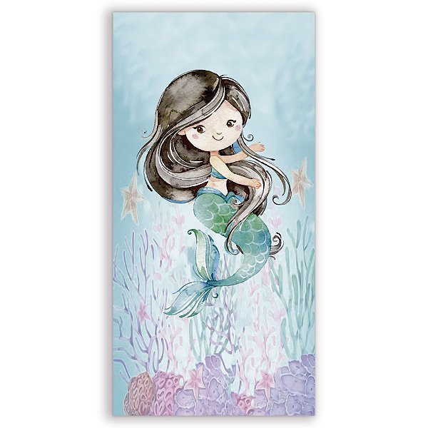 Faixa Lateral - Sereia - Sublimado 3D