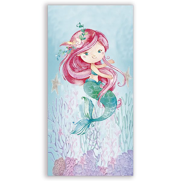 Faixa Lateral - Sereia - Sublimado 3D