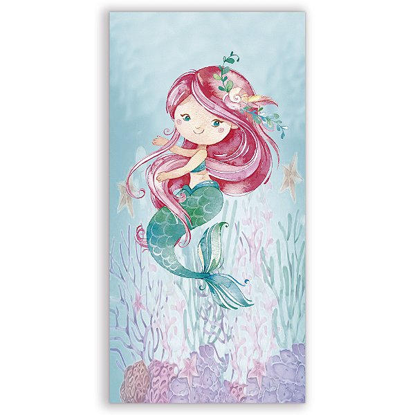 Faixa Lateral - Sereia - Sublimado 3D