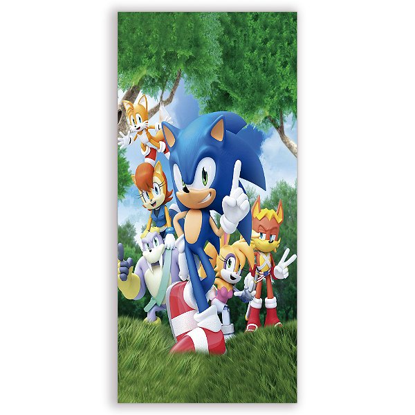 Faixa Lateral - Sonic - Sublimado 3D