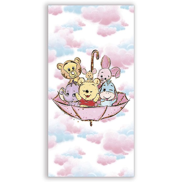 Faixa Lateral - Ursinho Pooh - Sublimado 3D
