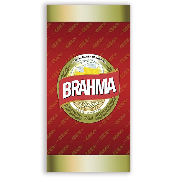 Faixa Lateral - Cerveja Brahma - Sublimado 3D