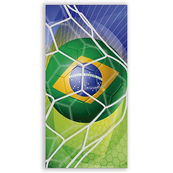 Faixa Lateral - Copa do Mundo Brasil Qatar - Sublimado 3D