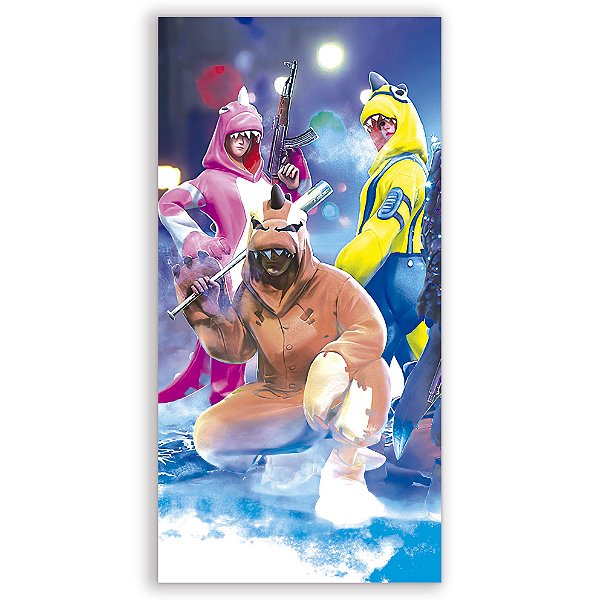 Faixa Lateral - Free Fire - Sublimado 3D