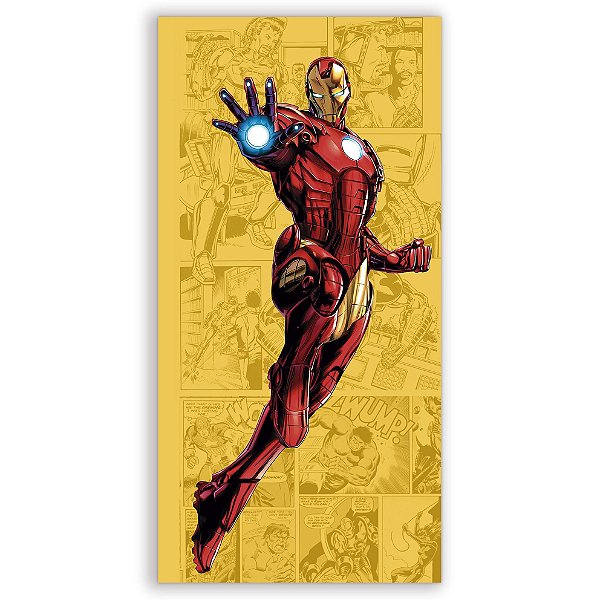 Faixa Lateral - Homem de Ferro - Sublimado 3D
