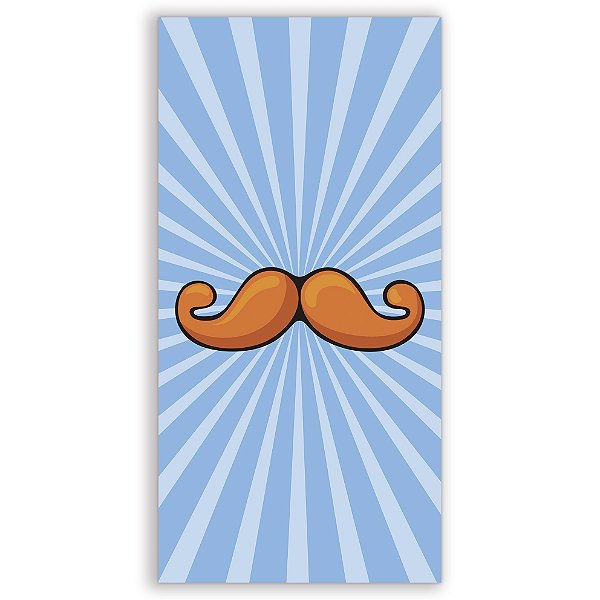 Faixa Lateral - Mundo Bita Bigode Azul - Sublimado 3D