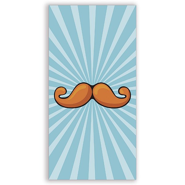 Faixa Lateral - Mundo Bita Bigode Azul Celeste - Sublimado 3D