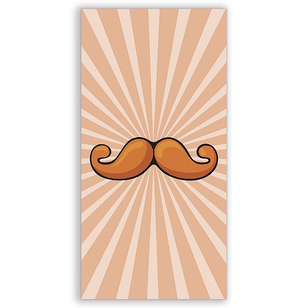 Faixa Lateral - Mundo Bita Bigode Laranja - Sublimado 3D