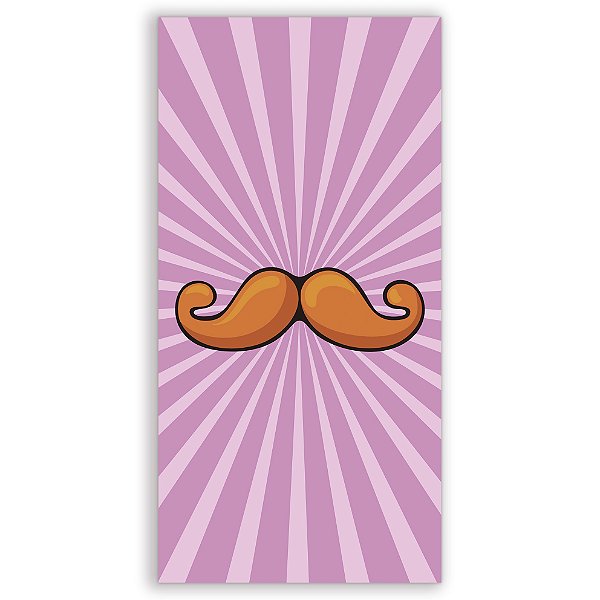 Faixa Lateral - Mundo Bita Bigode Rosa - Sublimado 3D