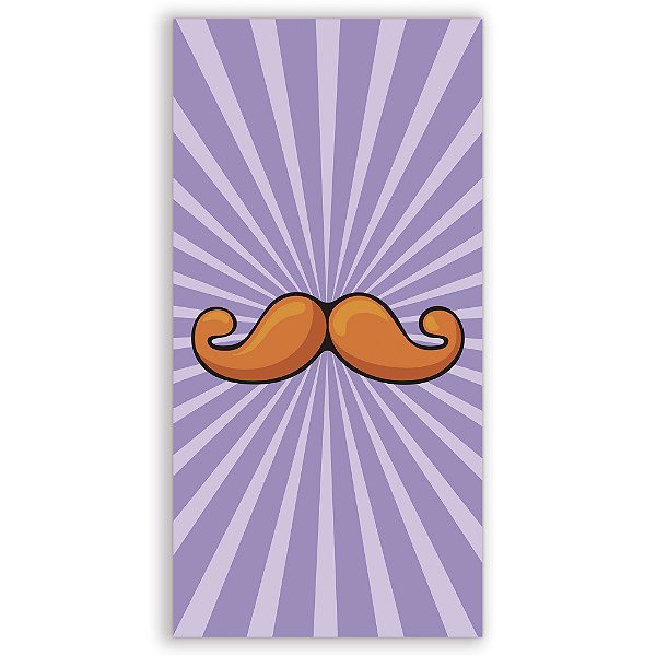 Faixa Lateral - Mundo Bita Bigode Roxo - Sublimado 3D