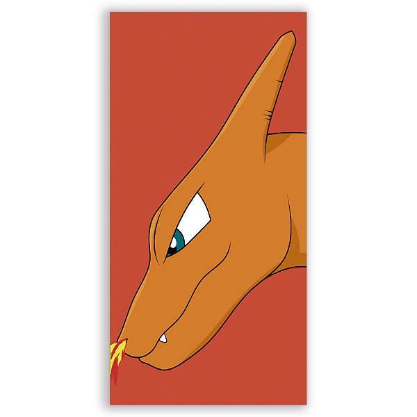 Faixa Lateral - Pokemon Charmander - Sublimado 3D