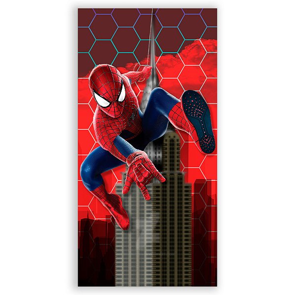 Faixa Lateral - Homem Aranha - Sublimado 3D