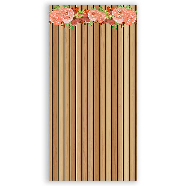 Faixa Lateral - Madeira Ripada - Sublimado 3D