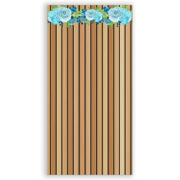 Faixa Lateral - Madeira Ripada - Sublimado 3D