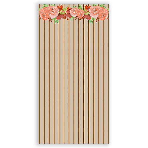 Faixa Lateral - Madeira Ripada - Sublimado 3D