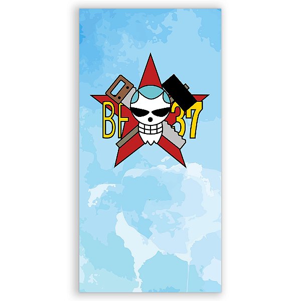 Faixa Lateral - One Piece Franky - Sublimado 3D