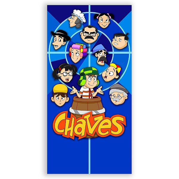 Faixa Lateral - Chaves Desenho - Sublimado 3D