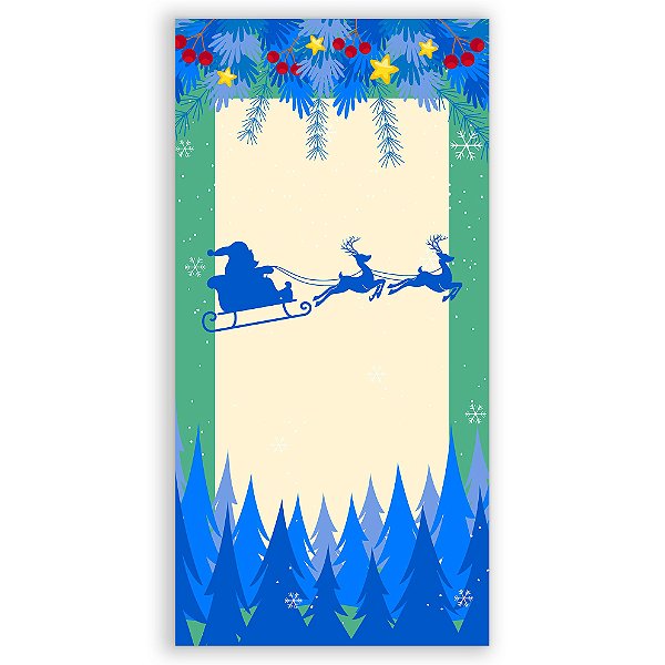 Faixa Lateral - Natal - Sublimado 3D