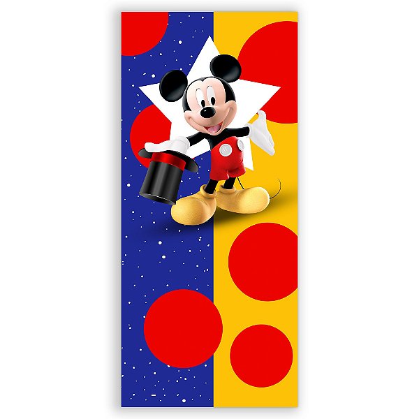 Faixa Lateral - Mickey Circo - Sublimado 3D