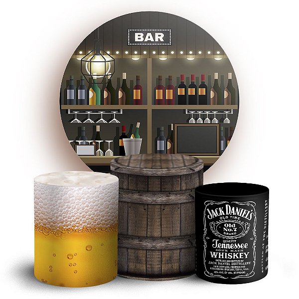 KIT Redondo e Trio - Boteco - Sublimado 3D