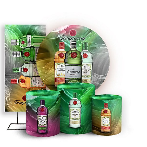 KIT Redondo Trio e Faixa - Tanqueray - Sublimado 3D