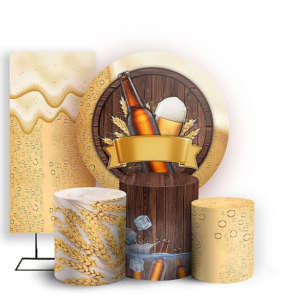 KIT Redondo Trio e Faixa - Boteco - Sublimado 3D